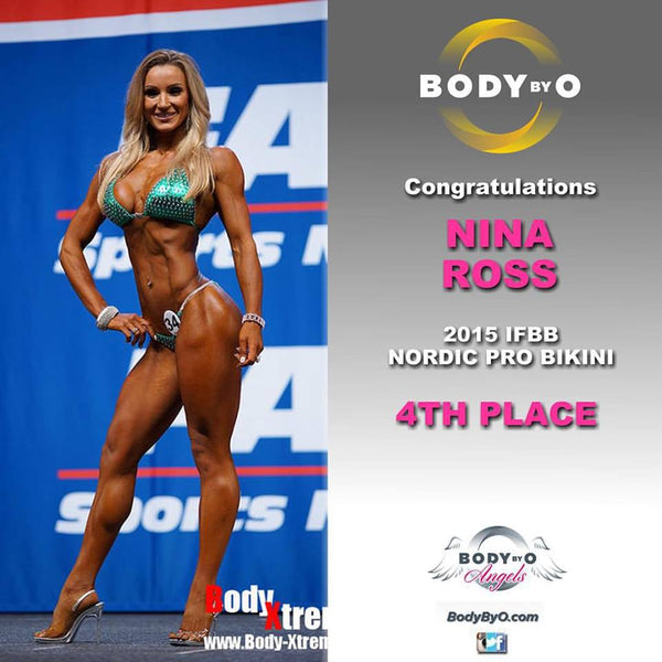 Nina Ross Places 4th at the 2015 Nordic Pro Bikini in Finland