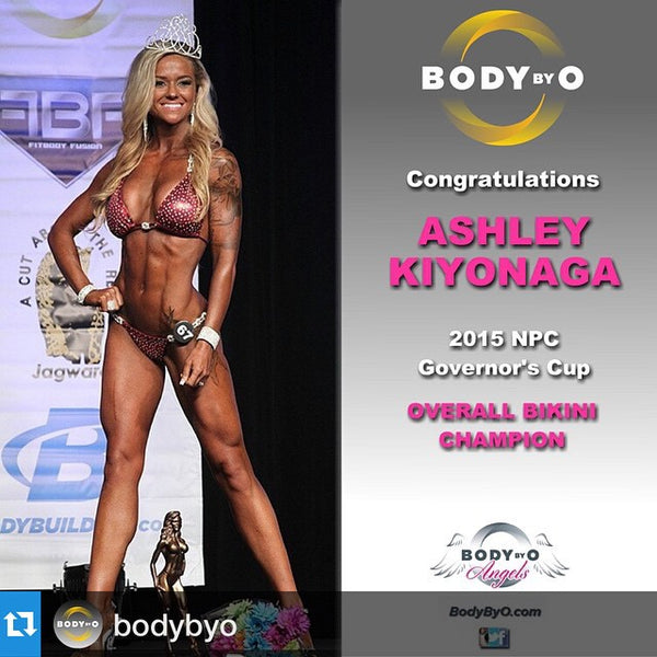 Ashley Kiyonaga Wins 2015 Governors Cup NPC Bikini Overall