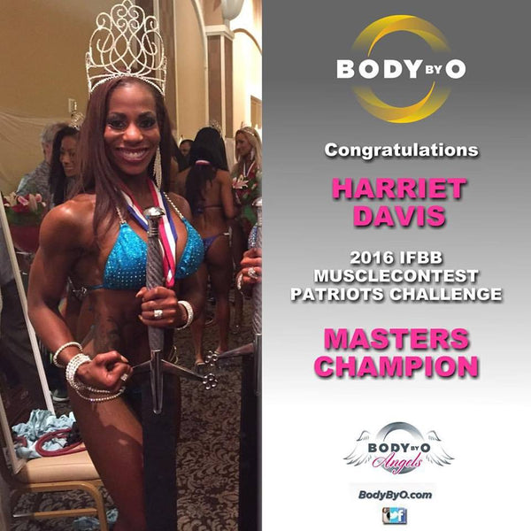 Harriet Davis Wins the IFBB Masters Bikini Division of 2016 Patriots Challenge