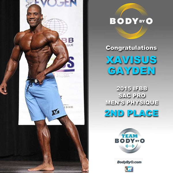 Xavius Gayden Takes 2nd Place Trophy at 2015 Sac Men's Physique Pro!