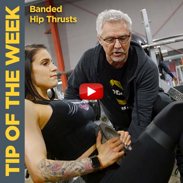 Coach Kim Oddo Builds Glutes with Banded Hip Thrusts