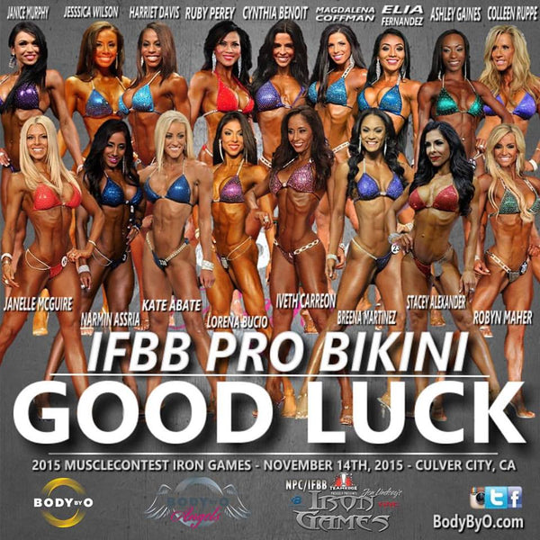 17 Body By O Pro Bikini Angels to Compete @ 2015 MuscleContest Iron Games